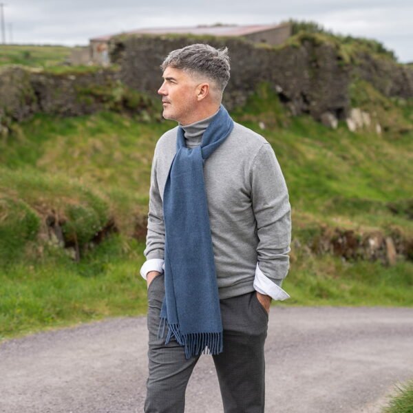 472-100-Cashmere-Scarf-Denim-Blue-4