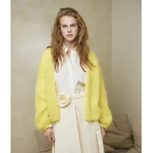 Facile Cardigan Sandnes Garn Einzelanleitung DIY 2402_1