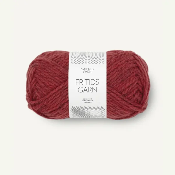 fritidsgarn_4236 red mottled_1
