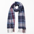 126-Merino-Wool-Scarf-Navy-Wine-and-Denim-Check-1