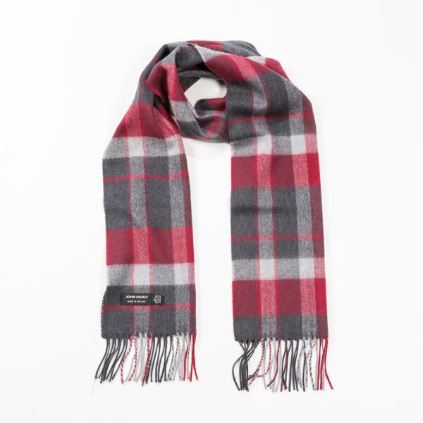 140-Merino-Wool-Scarf-Charcoal-Silver-Red-Check-1