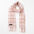 150-Merino-Wool-Scarf-Baby-Pink-White-Check-1