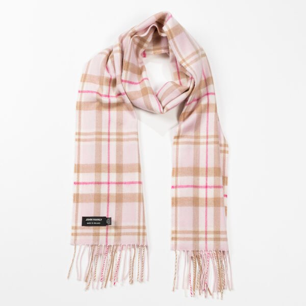 150-Merino-Wool-Scarf-Baby-Pink-White-Check-1