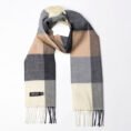 162-Merino-Wool-Scarf-Cream-Brown-and-Black-Block-Check-1