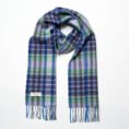 1925-Irish-Wool-Scarf-Long-Purple-Green