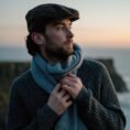 2421-Cashmere-Merino-Scarf-Grey-Herringbone-6