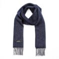 2425-Cashmere-Merino-Scarf-Grey-Navy-Herringbone-1