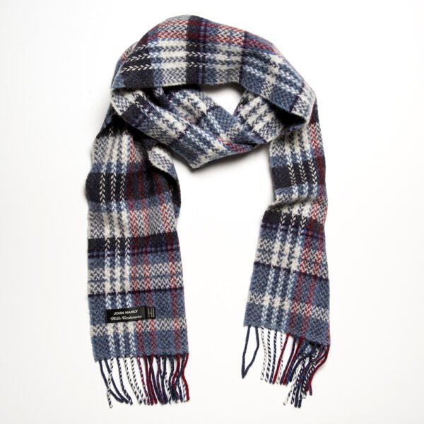 2430-Cashmere-Merino-Scarf-Denim-Red-Navy-Check-1