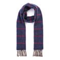 2441-Cashmere-Merino-Scarf-Denim-with-Beige-Red-Windowpane-1