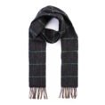 2442-Cashmere-Merino-Scarf-Green-with-Beige-Green-Windowpane-1