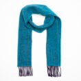 2446-Cashmere-Merino-Scarf-Navy-Teal-Herringbone-1