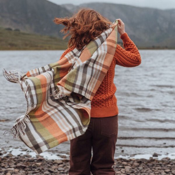 752-Oversize-Merino-Scarf-White-Orange-Green-Plaid-1