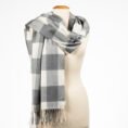 766-Oversize-Merino-Scarf-Grey-and-Cream-Buffalo-Check-1