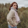 781-Oversized-Merino-Scarf-Baby-Pink-Glencheck-2