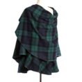 SUE-620-Lambswool-Cape-Blackwatch-Tartan