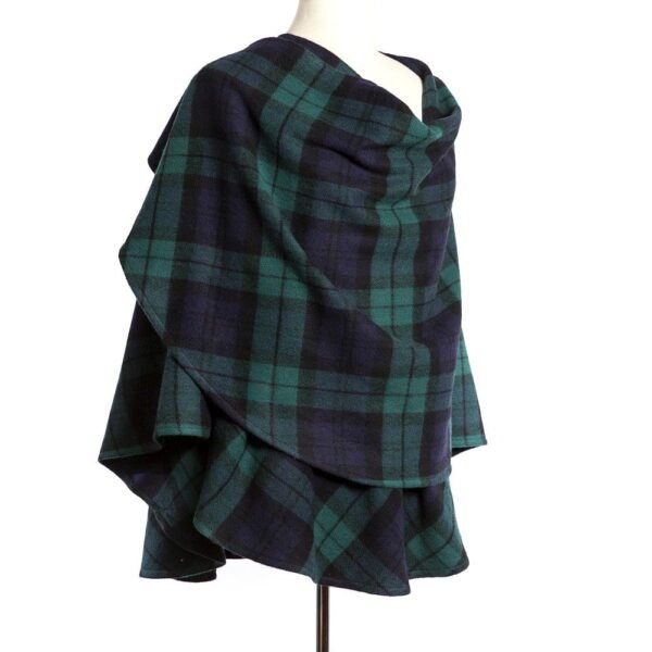 SUE-620-Lambswool-Cape-Blackwatch-Tartan