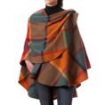 SUE-639-Lambswool-Cape-Orange-Green-Yellow-and-Wine-Check-1