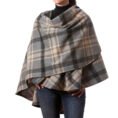 SUE-661-Lambswool-Cape-Grey-Beige-Check-1
