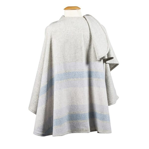 SUE-709-Lambswool-Cape-Pale-Grey-with-Pale-Blue-Stripe