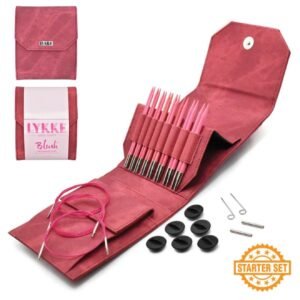 LYKKE Blush Set 9cm | Kurze auswechselbare Nadelspitzen 3,25-6,0mm Handgefertigtes Luxus-Set