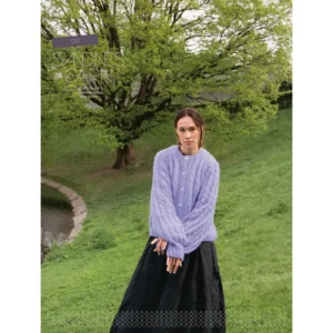 Lulu Zopfjacke 2210 Sandnes Garn ~ Strickset