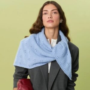 Strickset Miu Pointelle Shawl | Sandnes Garn Cashmere