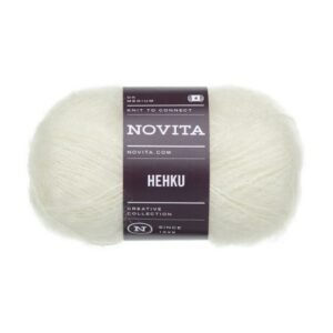 Novita Hehku 50g | 60% Mohair & 40% Wolle – Flauschiges Garn für voluminöse Strickjacken
