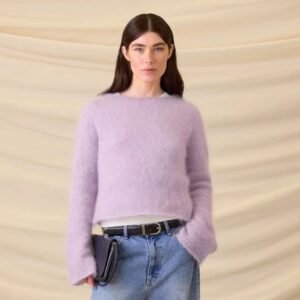 Strickset Lyra Sweater B | Sandnes Garn (Ballerina Mohair oder KOS) | Strickpaket inkl. Anleitung für Anfänger