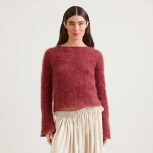 Strickset Lyra Sweater A | Sandnes Garn (Ballerina Mohair oder KOS) | Strickpaket inkl. Anleitung für Anfänger