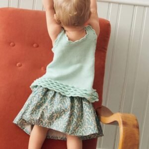 Strickset Rosette Top Baby B | Sandnes Garn Mandarin Petit | Strickpaket inkl. Anleitung