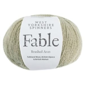 West Yorkshire Spinners Fable Brushed Aran | 50% British Wool, 35% Alpaca, 15% Mohair