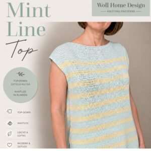 Strickset Mint Line Top | Woll Home Design | Strickpaket inkl. Anleitung