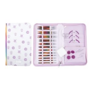 KnitPro Nadelset Symfonie Holz 13 cm 12 Paar - Big Set | 3,0 - 12,0 mm | Zubehör