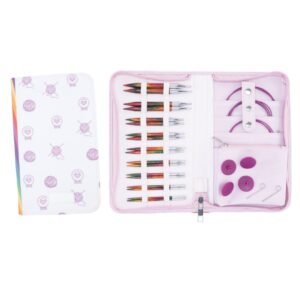 KnitPro Nadelset Symfonie Holz 10 cm 9 Paar | 3,0 - 8,0 mm | Zubehör