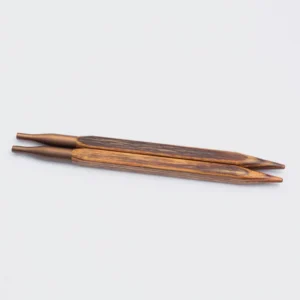 KnitPro auswechselbare Nadelspitzen Ginger CUBICS Holz | 4,00 - 8,00 mm | 10 cm/13 cm