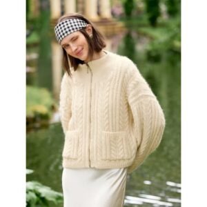 Strickset Kaja Jacket | Sandnes Garn (Kos und Tynn Silk Mohair) | Strickpaket inkl. Anleitung
