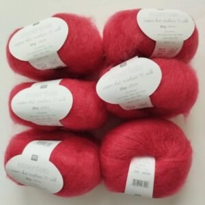 Wollpaket #065 |  Rico Design Super Kid Mohair Loves Silk  (6 Knäuel) | Sale